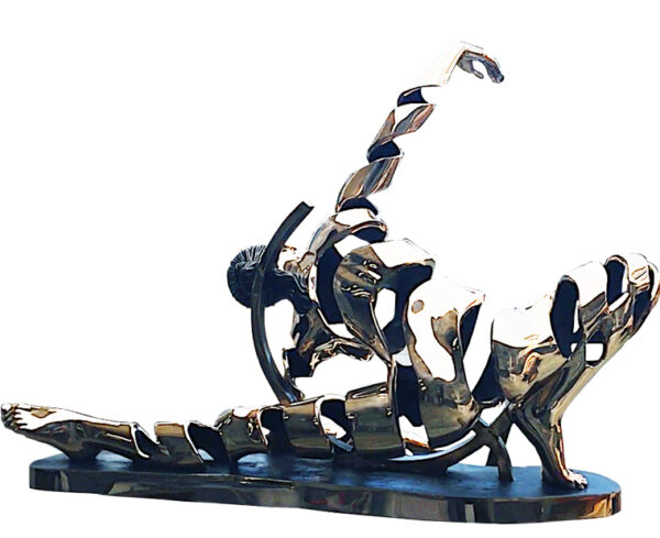 Genesi- Statua Bronzo a Spirale - immagine 3